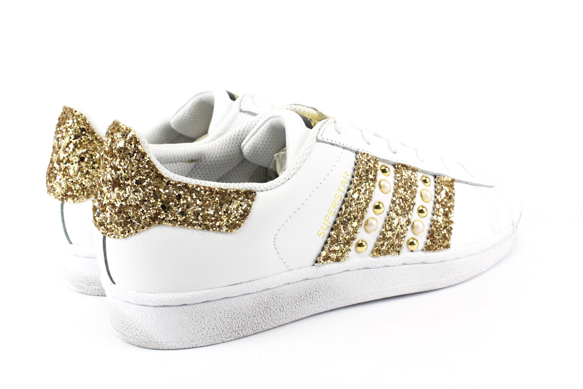 Adidas Superstar Gold Glitter & Perle