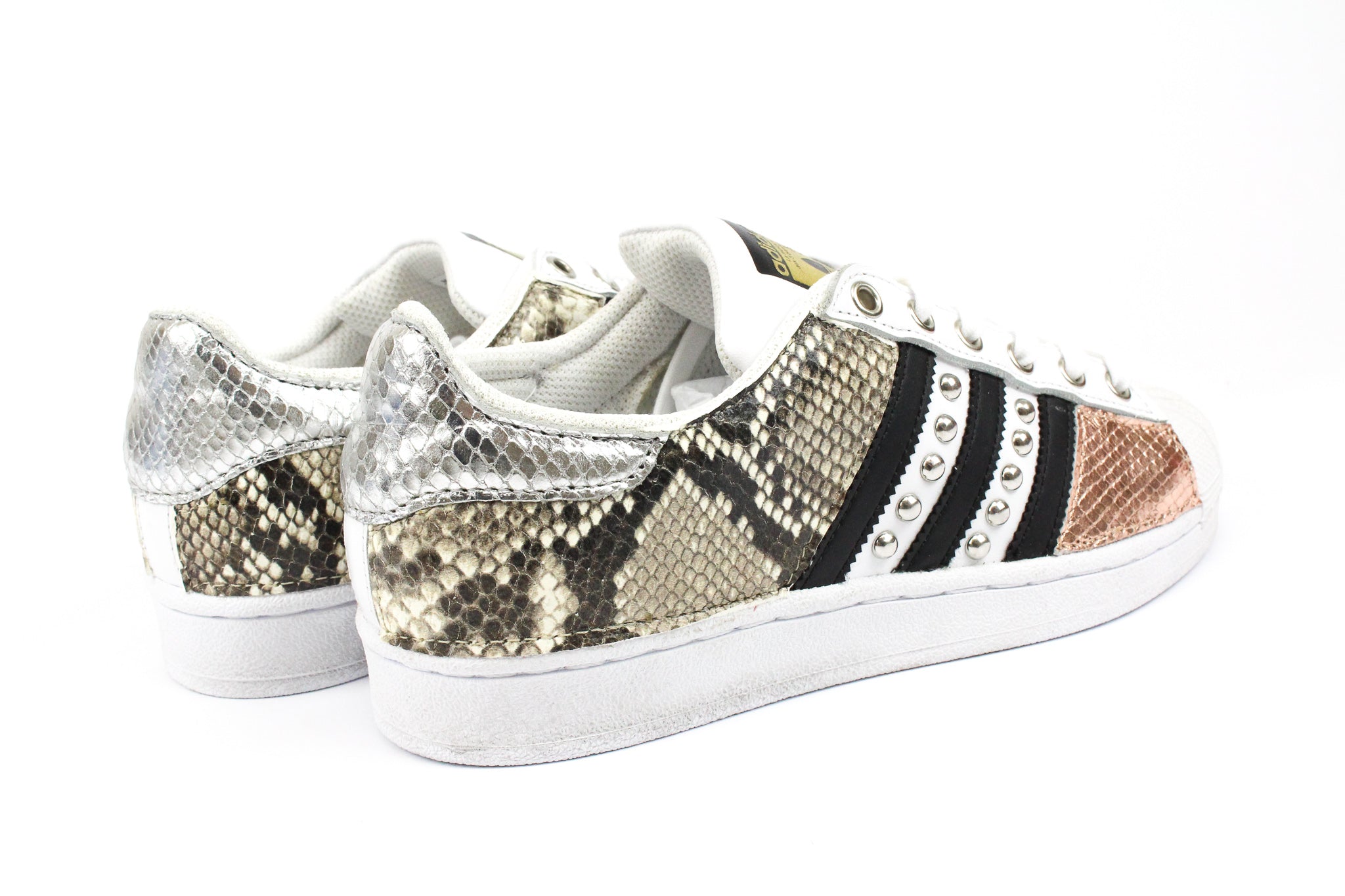 Adidas superstar snakeskin white online