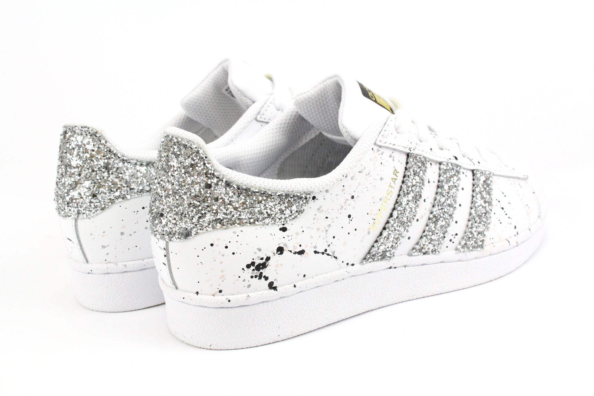 Adidas superstar iridescent white metal silver best sale