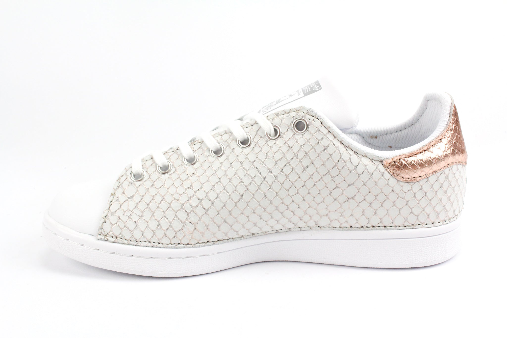 Adidas Stan Smith Total Python White Pink Laminate Star