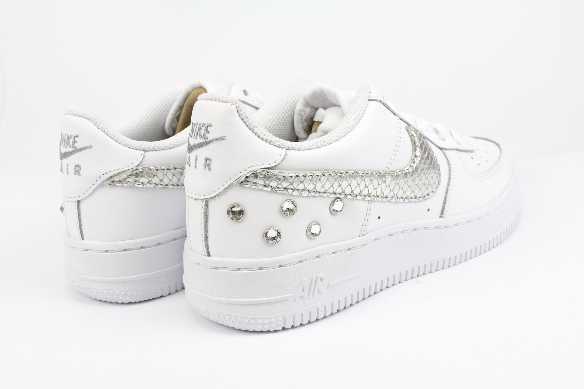 Nike Air Force 1 '07 Laminated Python &amp; Rhinestones