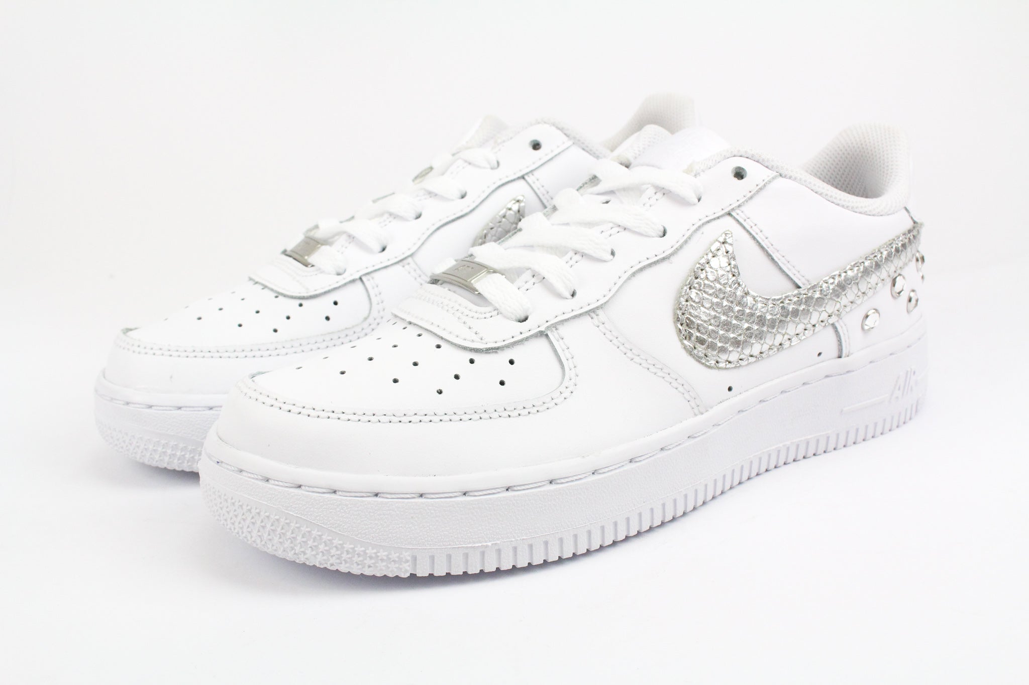 Nike Air Force 1 '07 Laminated Python &amp; Rhinestones