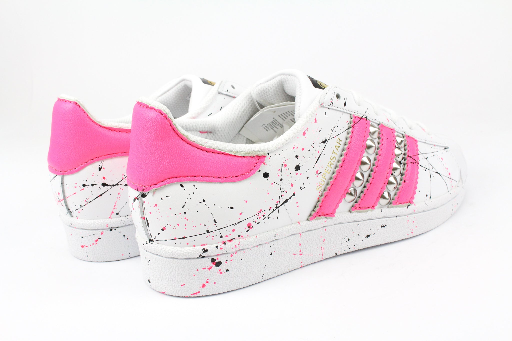 Adidas Superstar Pink Fluo Vernice