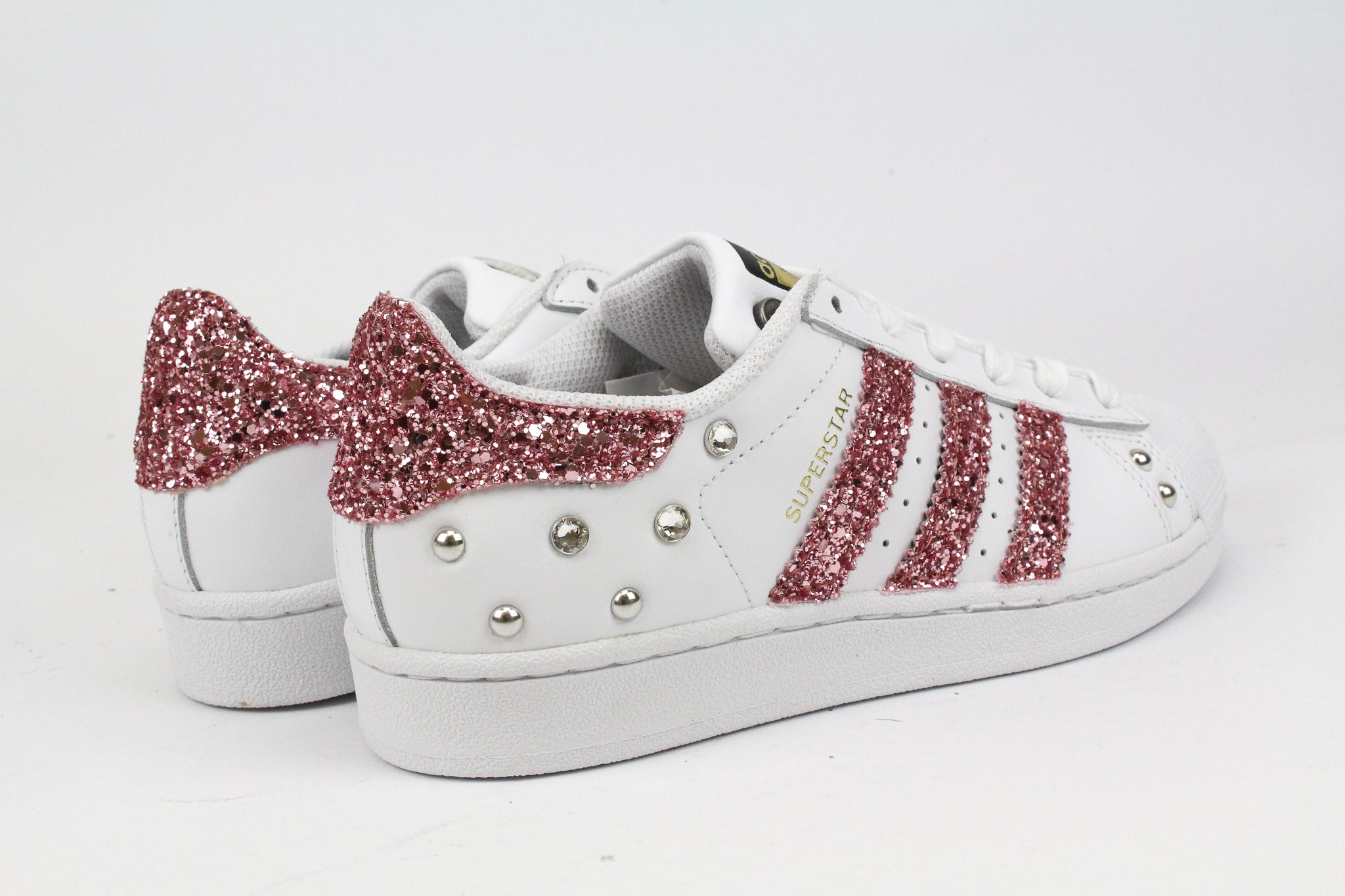 Adidas Superstar Pink Glitter Strass