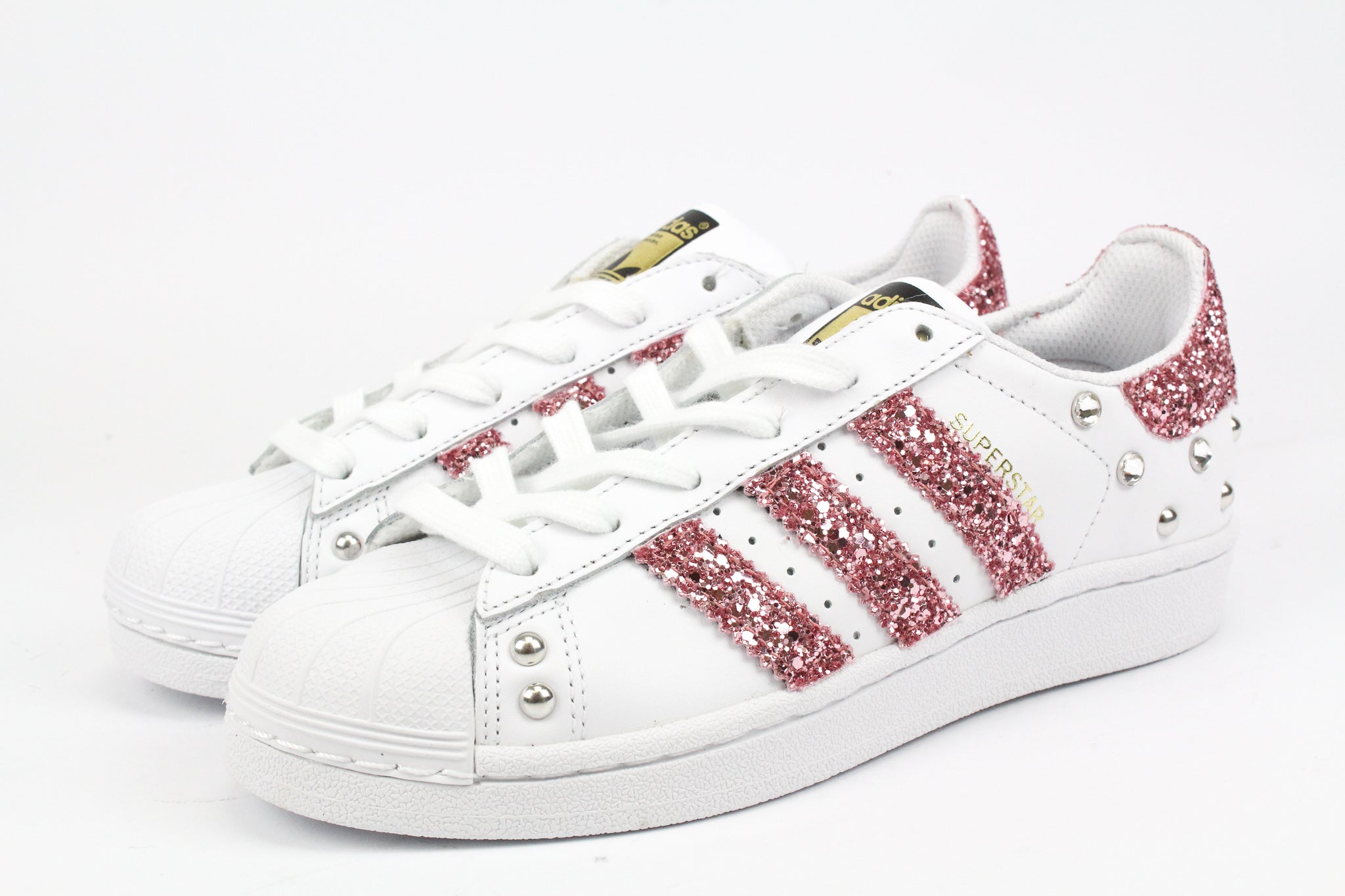 Adidas Superstar Pink Glitter Strass